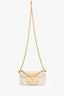 Valentino White Leather Locò Micro Bag