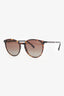 Pre-Loved Chanel™ Brown Pearl Cat Eye Tinted Sunglasses