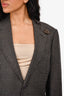 Tom Ford Brown Plaid Wool Single Breasted Blazer Size 50 Mens