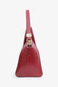 Givenchy Burgundy Leather Small Antigona Top Handle with Strap