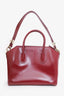 Givenchy Burgundy Leather Small Antigona Top Handle with Strap