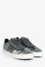 Valentino Grey Ponyhair/Leather Rockstud Sneaker Size 40.5