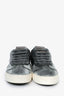 Valentino Grey Ponyhair/Leather Rockstud Sneaker Size 40.5