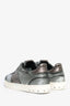 Valentino Grey Ponyhair/Leather Rockstud Sneaker Size 40.5