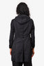 Moncler Black Nylon 'Argelia' Shell Jacket with Detachable Hood Size 0