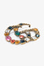 Gucci Multicolor Crystal GG Brooch