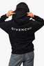 Givenchy Black/Red Graphic Logo Hoodie Size M Mens