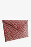 Alaia Red Studded Louise Embellished Envelope Clutch