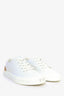 Hermes White Leather 'Deep' Sneakers Size 36