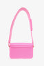 Jacquemus Pink Leather 'Le Carinu' Shoulder Bag