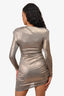 Lovers + Friends Silver Slinky Mini Dress Size S