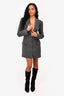 Camila Coelho Grey Blazer Dress Size M