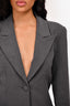 Camila Coelho Grey Blazer Dress Size M