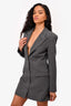 Camila Coelho Grey Blazer Dress Size M