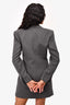 Camila Coelho Grey Blazer Dress Size M