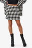 Anine Bing Black/White Herringbone Blazer + Skirt Set Size M/L