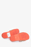 The North Face X Gucci Brown/Orange GG Flat Slides Size 34