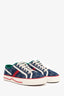 Gucci Navy Blue GG Canvas Tennis 1977 Sneakers Size 35