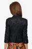 Miu Miu Black Wool/Silk Jacquard Cropped Jacket Size 40