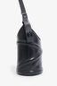 Alexander McQueen Black Leather The Curve Bucket Bag