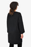 Prada Black Wool/Rabbit/Cashmere Blend Coat Size 42