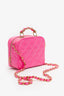 Pre-Loved Chanel™ Pink Patent Leather Vanity Case