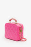 Pre-Loved Chanel™ Pink Patent Leather Vanity Case