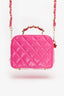 Pre-Loved Chanel™ Pink Patent Leather Vanity Case