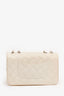 Pre-Loved Chanel™ Cream Lambskin Timeless Bag