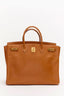 Hermés 1994 Caramel Ardennes Leather Birkin 40