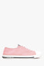 Miu Miu White/Pink Leather Sneakers Size 41