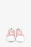 Miu Miu White/Pink Leather Sneakers Size 41