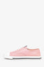 Miu Miu White/Pink Leather Sneakers Size 41