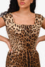 Dolce & Gabbana Leopard Dress Size 48