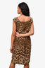 Dolce & Gabbana Leopard Dress Size 48