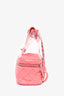 Pre-Loved Chanel™ 2018 Pink Calfskin Leather/PVC 'Aquarium' Backpack