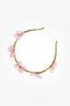 Simone Rocha Green/Pink Beaded Headband