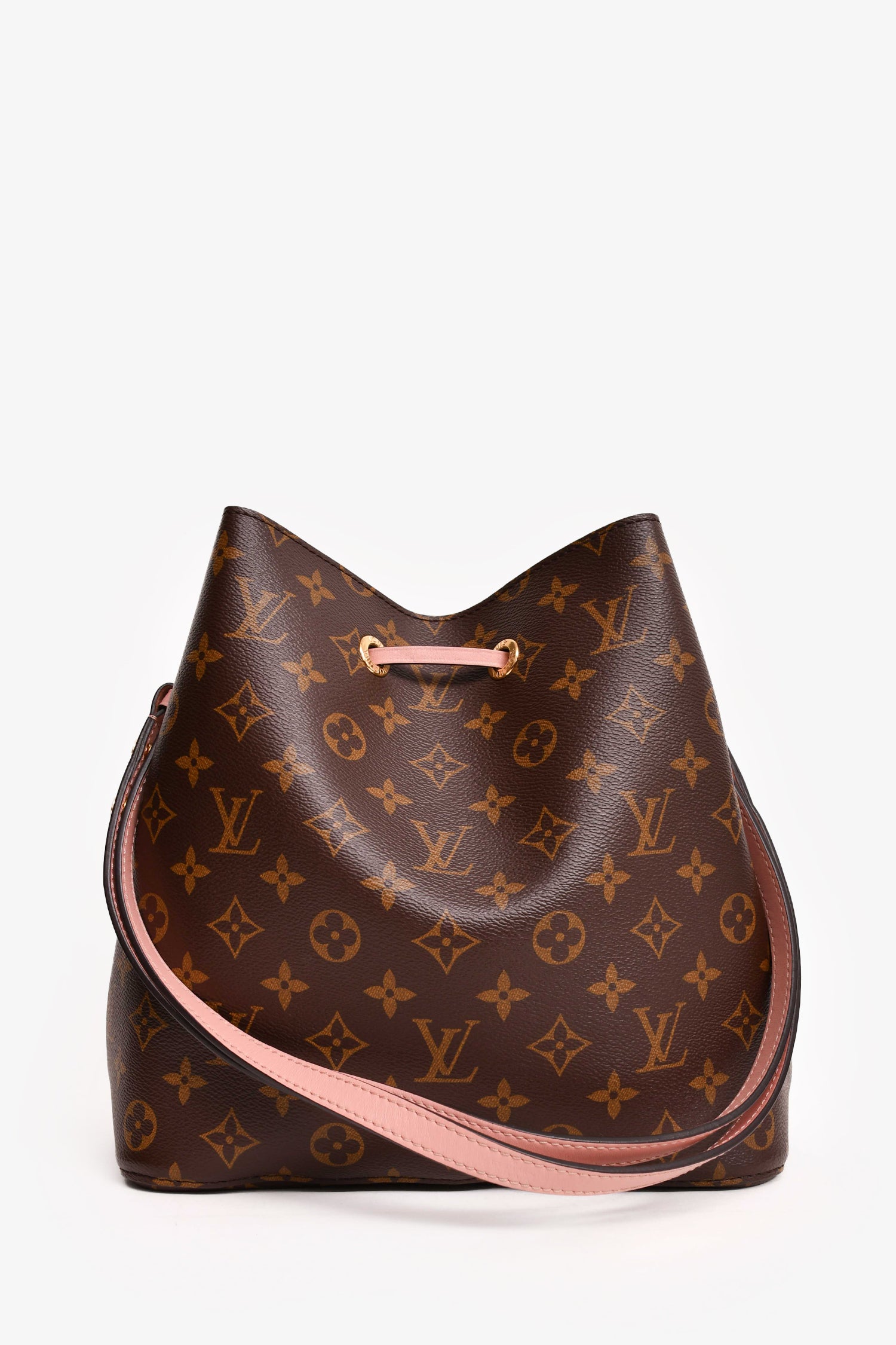 Lv bucket bag pink store