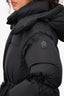 Mackage Black Down Drawstring Detailed Detachable Hood 'Lenzi' Jacket Size XS