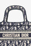 Christian Dior 2020 Blue Oblique Mini Book Tote