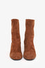 Aquazzura Brown Suede Saint Honore Boots Size 40.5