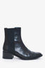 Loewe Black Leather Chelsea Boots Size 40