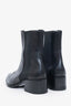 Loewe Black Leather Chelsea Boots Size 40