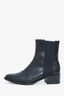 Loewe Black Leather Chelsea Boots Size 40