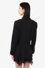 Jonathan Simkhai Black Allie Lace-trim Blazer Size 10