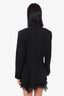 Jonathan Simkhai Black Allie Lace-trim Blazer Size 10