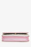 Pre-Loved Chanel™ Pink/Silver Quilted Lambskin 'Coco Punk' Flap Clutch with Chain