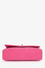 Pre-Loved Chanel™ Pink Caviar Leather Medium Classic Double Flap Bag