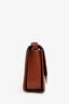 The Row Brown Calfskin Front Clasp 'Sofia 8.75' Shoulder Bag