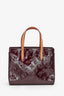 Louis Vuitton Dark Purple Vernis Monogram Tote Bag